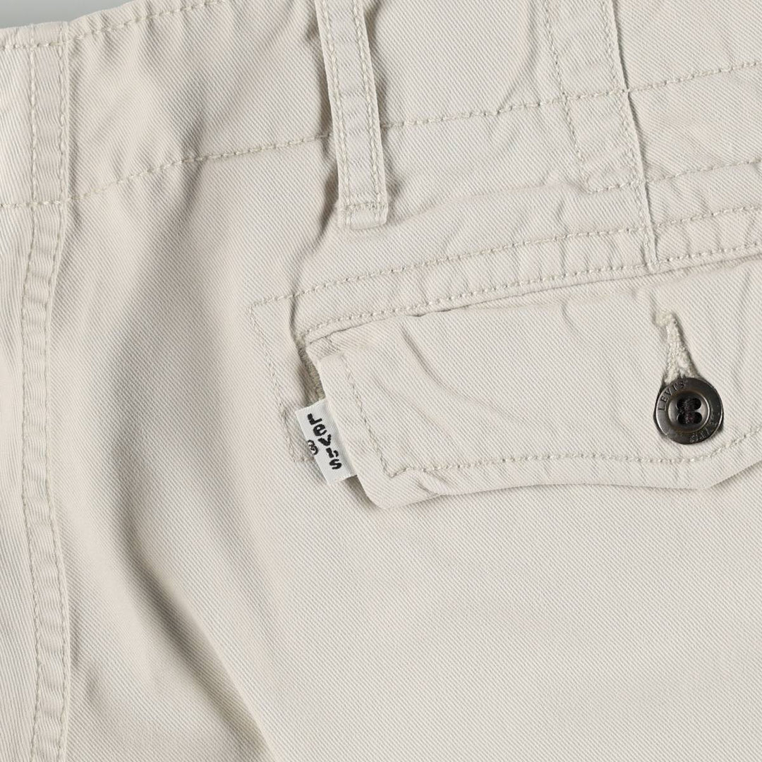 Levi's cargo shorts, men's size W37 (approx.) cotton Beige type Vintage Second Hand