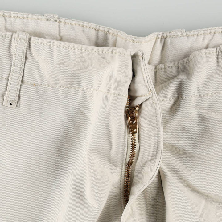 Levi's cargo shorts, men's size W37 (approx.) cotton Beige type Vintage Second Hand