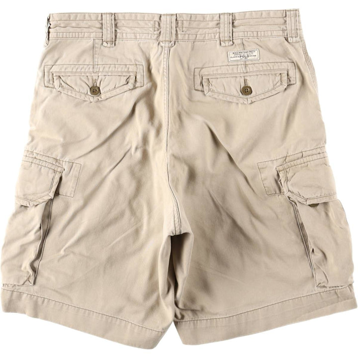 Ralph Lauren POLO RALPH LAUREN cargo shorts short pants men's w36 equivalent cotton Beige type Vintage Second Hand