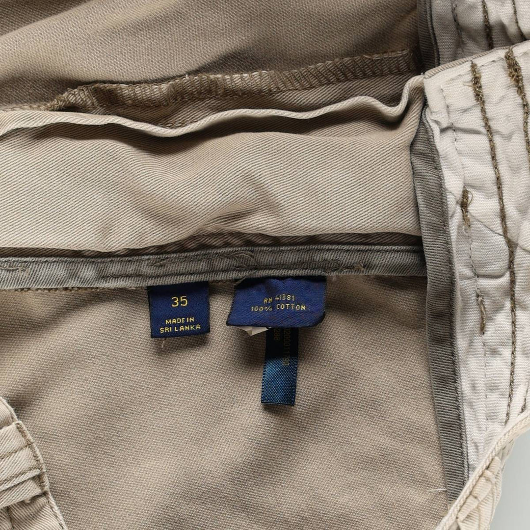 Ralph Lauren POLO RALPH LAUREN cargo shorts short pants men's w36 equivalent cotton Beige type Vintage Second Hand
