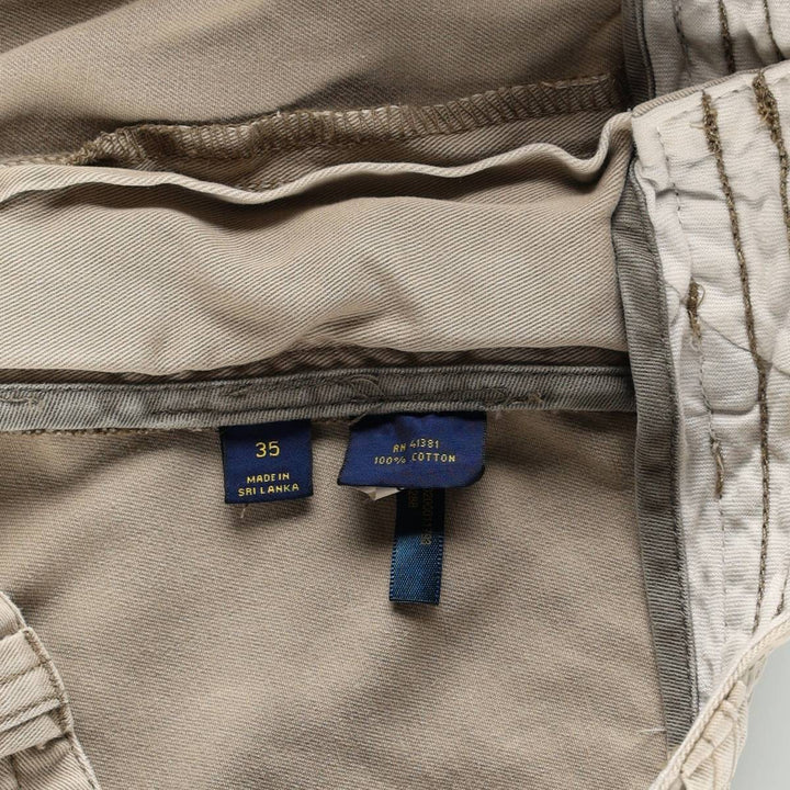 Ralph Lauren POLO RALPH LAUREN cargo shorts short pants men's w36 equivalent cotton Beige type Vintage Second Hand