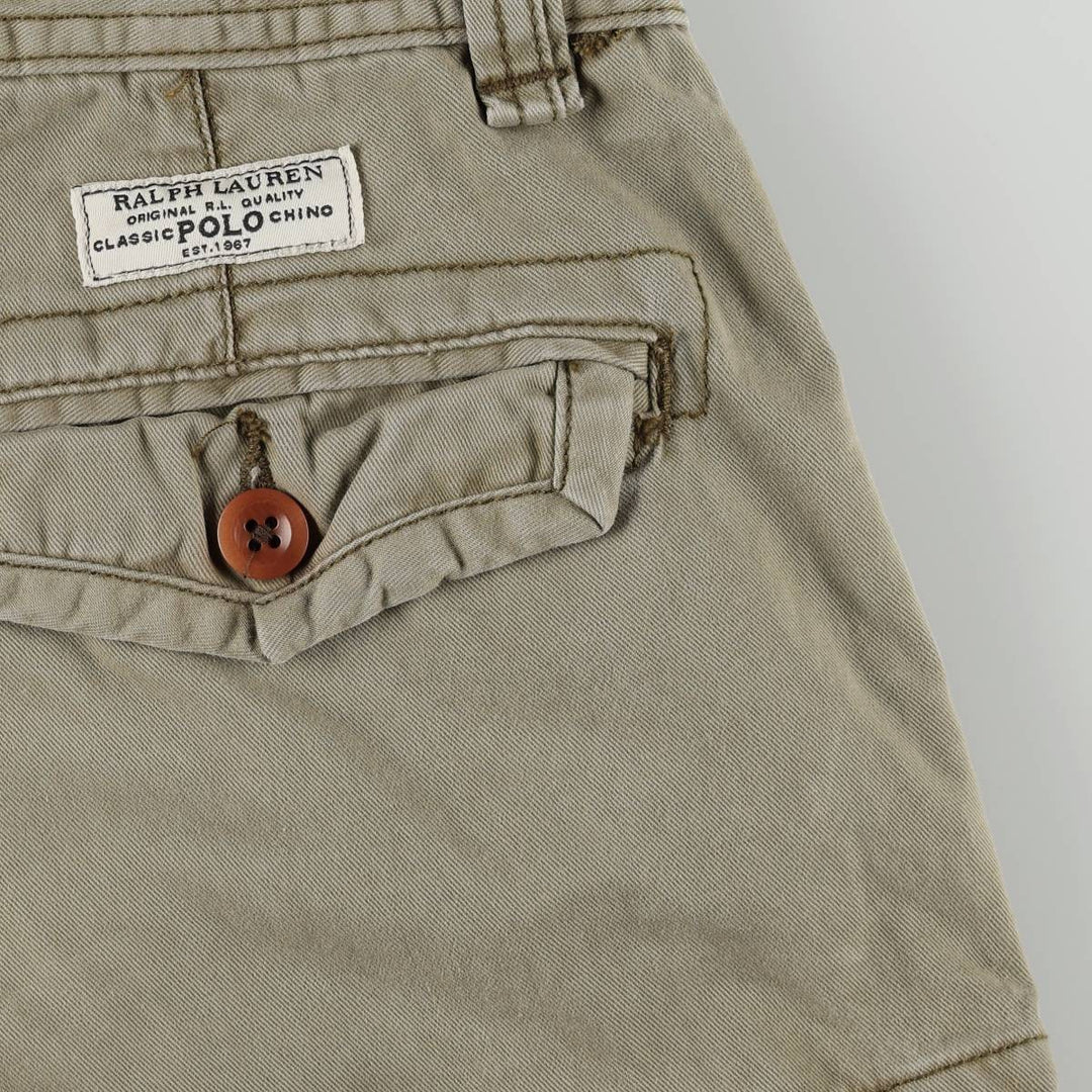 Ralph Lauren POLO RALPH LAUREN cargo shorts, half pants, men's size w33 cotton Khaki type Vintage Second Hand
