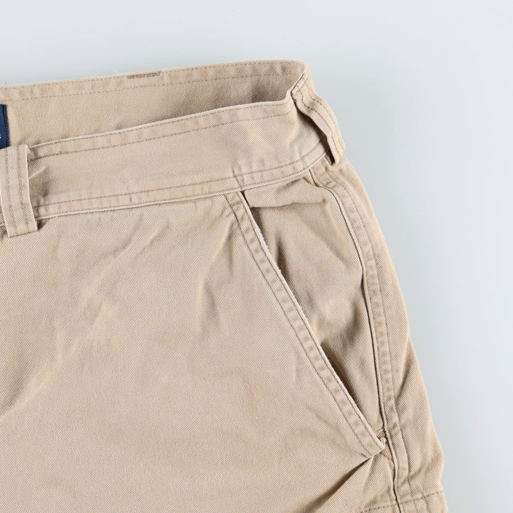 Ralph Lauren POLO by Ralph Lauren Chino Cargo Shorts, Men's Size W36 (approx.) cotton Beige type Vintage Second Hand