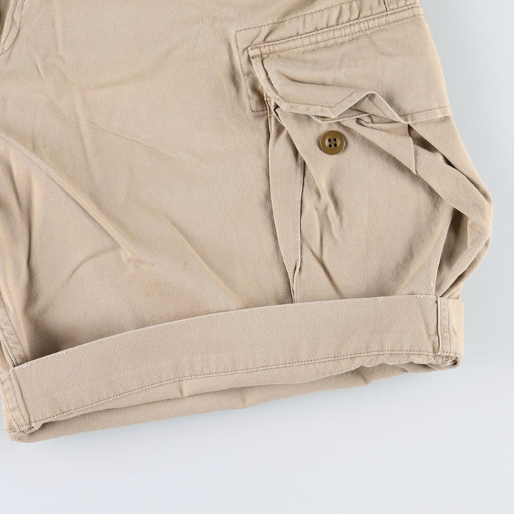 Ralph Lauren POLO by Ralph Lauren Chino Cargo Shorts, Men's Size W36 (approx.) cotton Beige type Vintage Second Hand