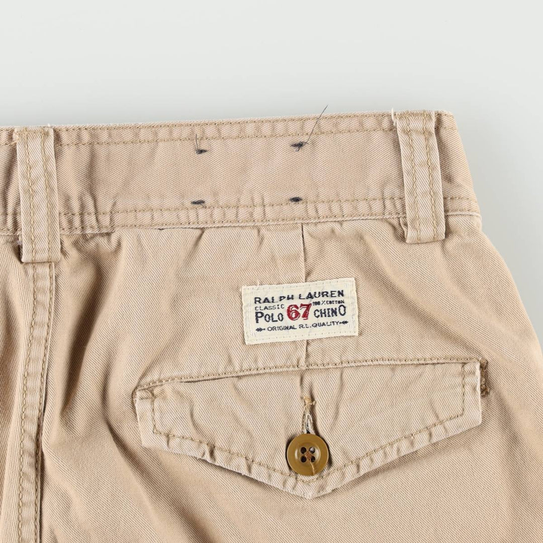 Ralph Lauren POLO by Ralph Lauren cargo shorts, men's size W31 cotton Beige type Vintage Second Hand