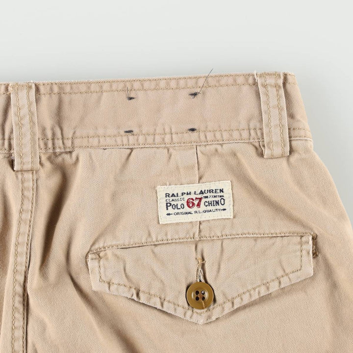 Ralph Lauren POLO by Ralph Lauren cargo shorts, men's size W31 cotton Beige type Vintage Second Hand
