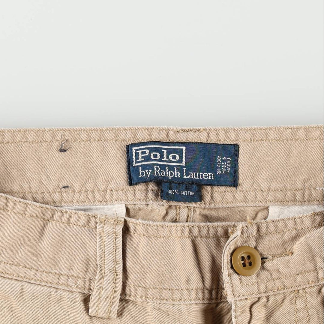 Ralph Lauren POLO by Ralph Lauren cargo shorts, men's size W31 cotton Beige type Vintage Second Hand