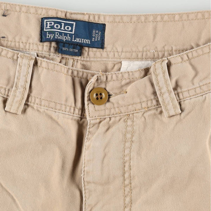 Ralph Lauren POLO by Ralph Lauren cargo shorts, men's size W31 cotton Beige type Vintage Second Hand
