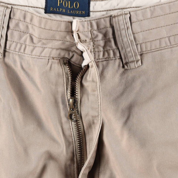 Ralph Lauren POLO RALPH LAUREN cargo shorts, men's size W35 cotton Beige type Vintage Second Hand