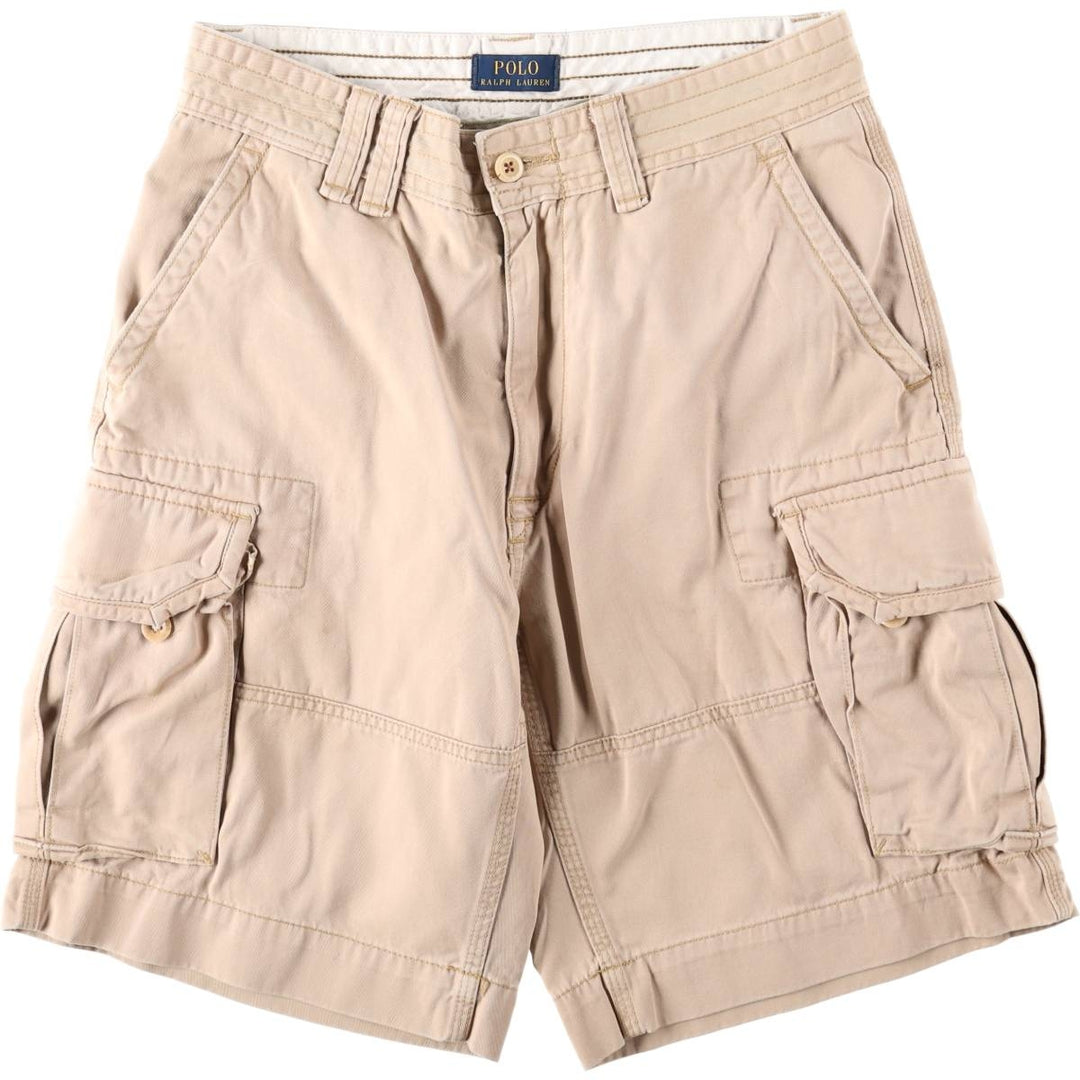 Ralph Lauren POLO RALPH LAUREN cargo shorts short pants men's w32 equivalent cotton Beige type Vintage Second Hand