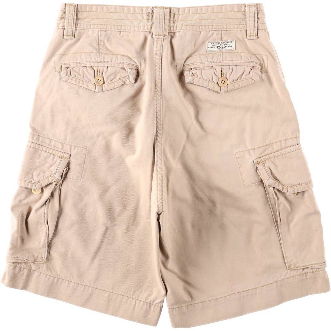 Ralph Lauren POLO RALPH LAUREN cargo shorts short pants men's w32 equivalent cotton Beige type Vintage Second Hand