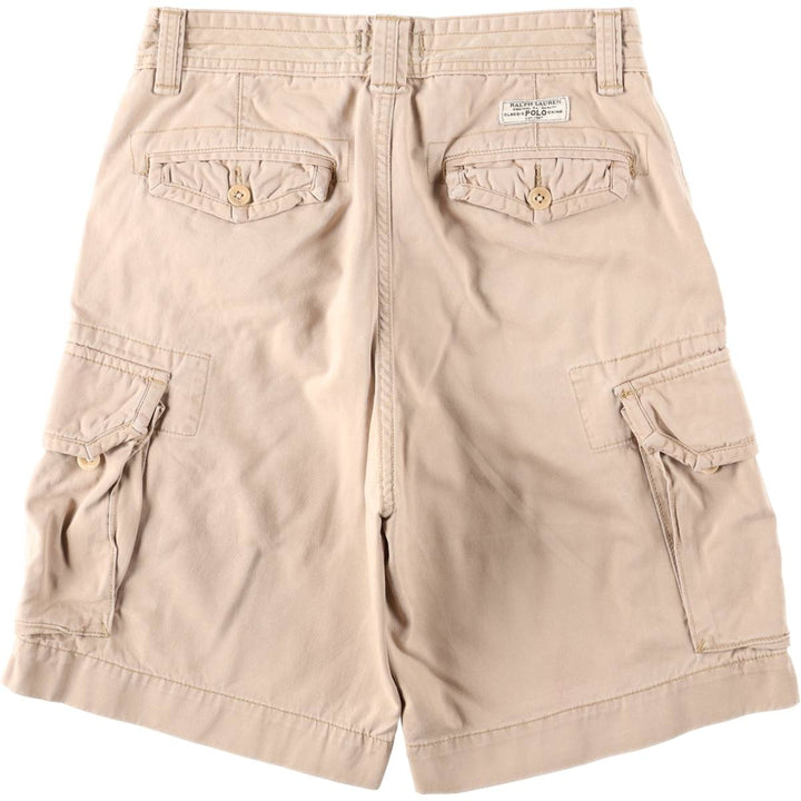 Ralph Lauren POLO RALPH LAUREN cargo shorts short pants men's w32 equivalent cotton Beige type Vintage Second Hand