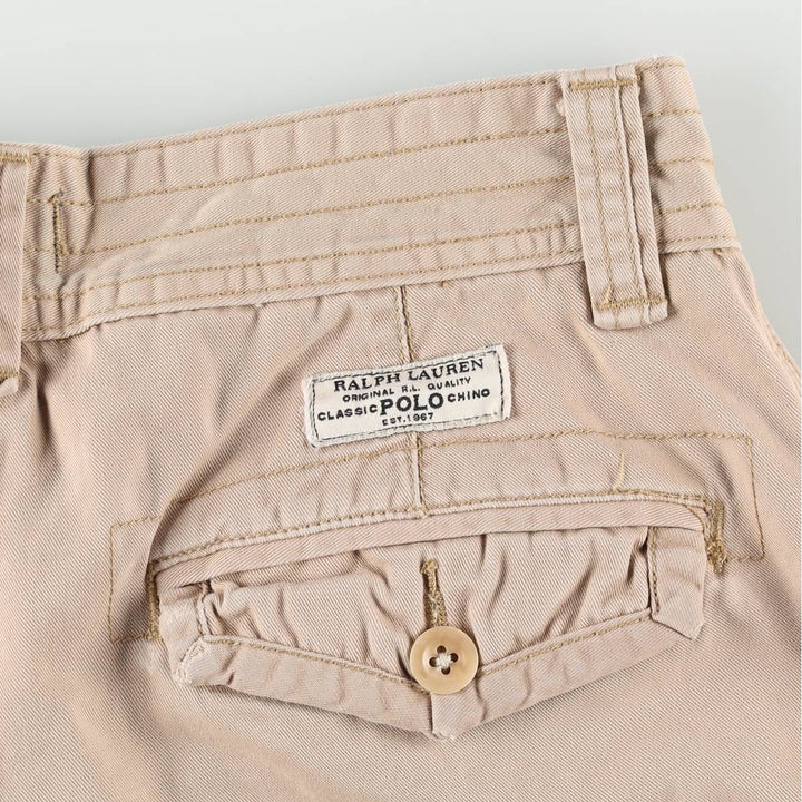 Ralph Lauren POLO RALPH LAUREN cargo shorts short pants men's w32 equivalent cotton Beige type Vintage Second Hand