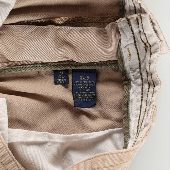 Ralph Lauren POLO RALPH LAUREN cargo shorts short pants men's w32 equivalent cotton Beige type Vintage Second Hand