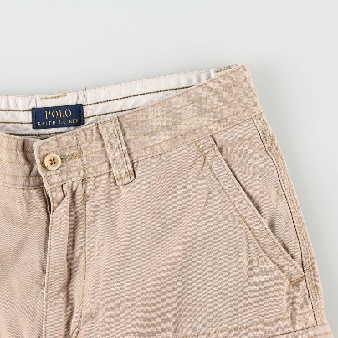 Ralph Lauren POLO RALPH LAUREN cargo shorts short pants men's w32 equivalent cotton Beige type Vintage Second Hand