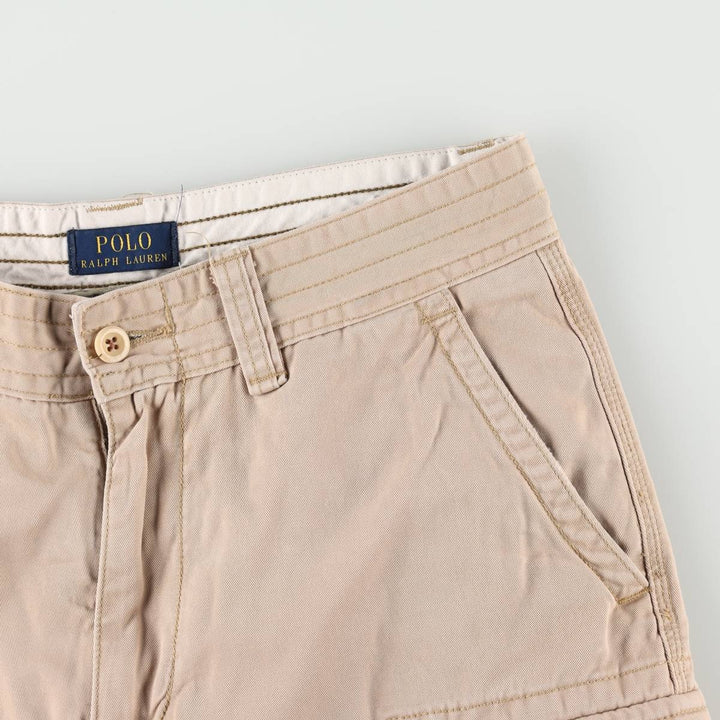 Ralph Lauren POLO RALPH LAUREN cargo shorts short pants men's w32 equivalent cotton Beige type Vintage Second Hand