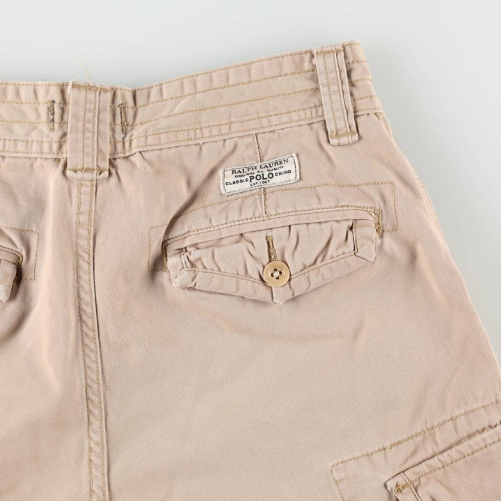 Ralph Lauren POLO RALPH LAUREN cargo shorts short pants men's w32 equivalent cotton Beige type Vintage Second Hand