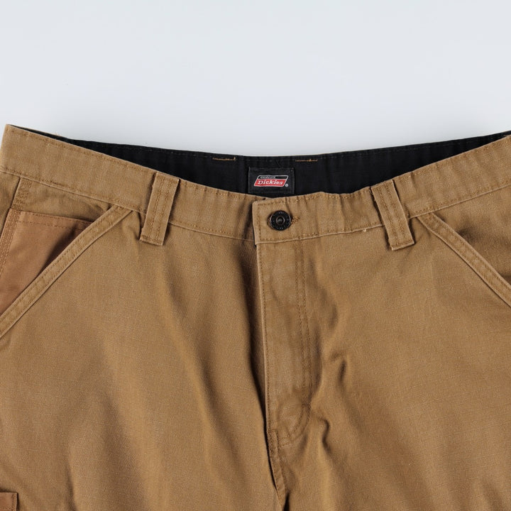 Dickies Painter Shorts, Men's, Size W36 cotton beige type brown Vintage Second Hand