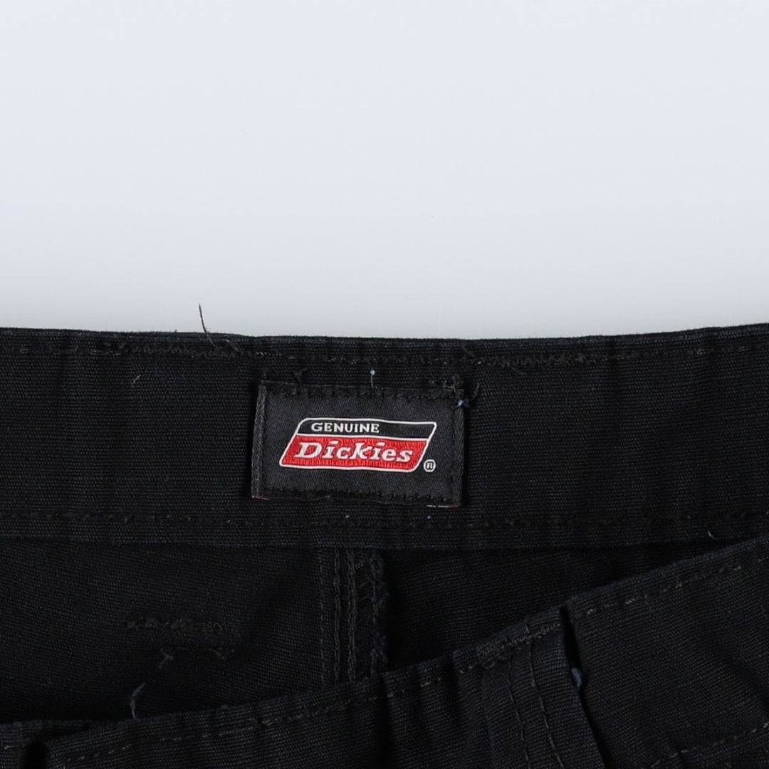 Dickies painter shorts, half pants, cargo pants, men's size W34 (approx.) cotton black type Vintage Second Hand
