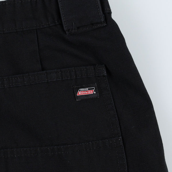 Dickies painter shorts, half pants, cargo pants, men's size W34 (approx.) cotton black type Vintage Second Hand