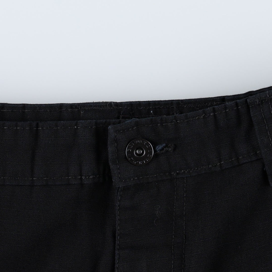 Dickies painter shorts, half pants, cargo pants, men's size W34 (approx.) cotton black type Vintage Second Hand