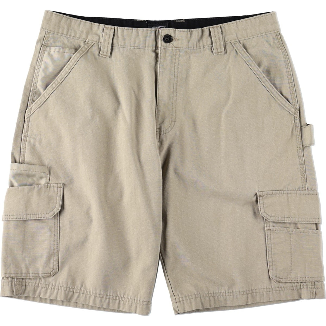 Dickies cargo shorts, half pants, men's size w35 cotton Beige type Vintage Second Hand