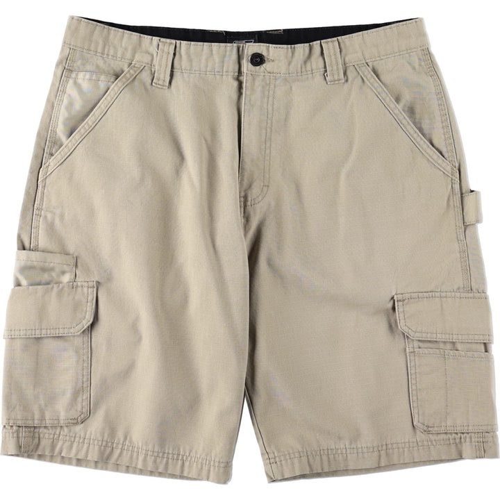 Dickies cargo shorts, half pants, men's size w35 cotton Beige type Vintage Second Hand