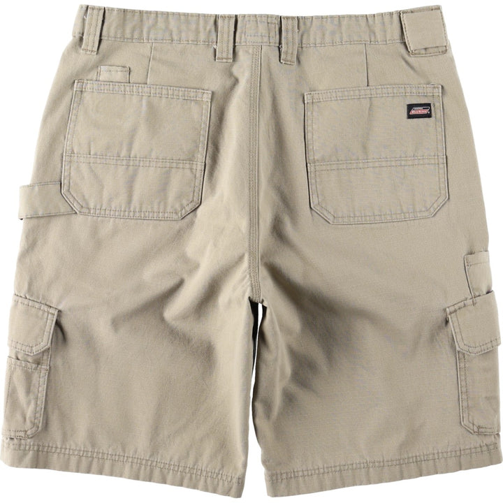 Dickies cargo shorts, half pants, men's size w35 cotton Beige type Vintage Second Hand