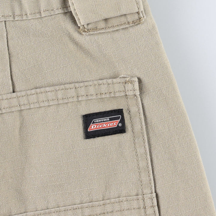 Dickies cargo shorts, half pants, men's size w35 cotton Beige type Vintage Second Hand