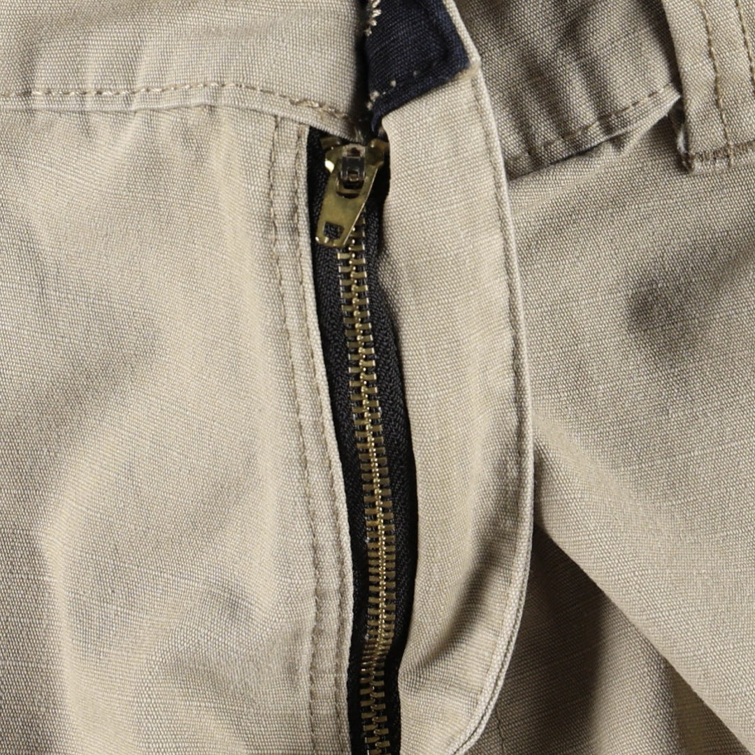 Dickies cargo shorts, half pants, men's size w35 cotton Beige type Vintage Second Hand