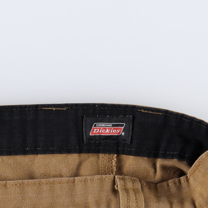 Dickies cargo shorts, half pants, men's size w35 cotton brown type Vintage Second Hand