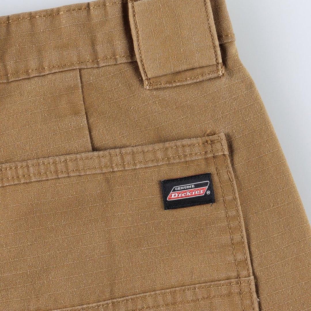 Dickies cargo shorts, half pants, men's size w35 cotton brown type Vintage Second Hand