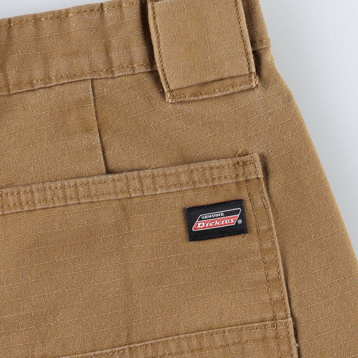 Dickies cargo shorts, half pants, men's size w35 cotton brown type Vintage Second Hand