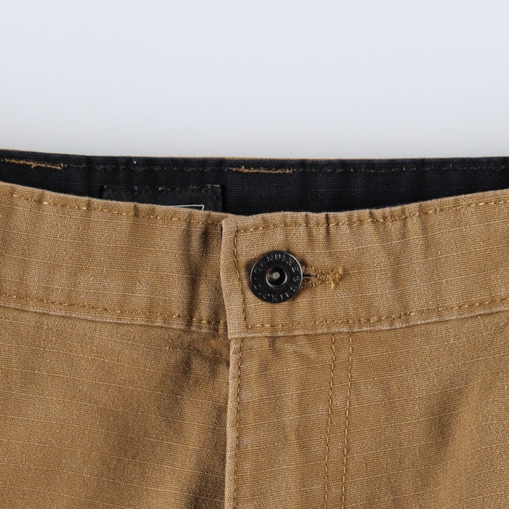 Dickies cargo shorts, half pants, men's size w35 cotton brown type Vintage Second Hand