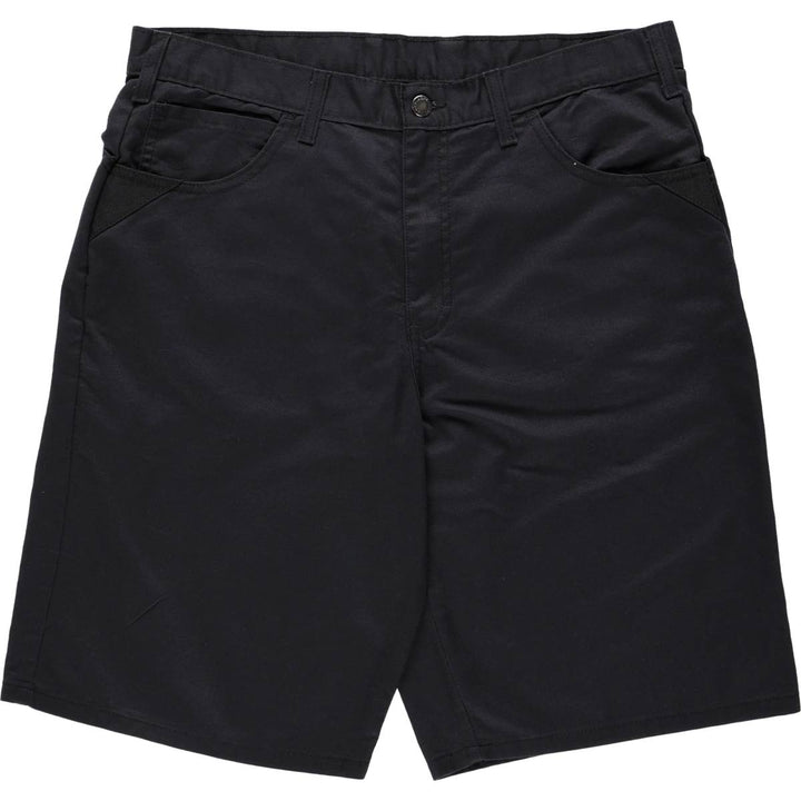 Dickies Work Shorts, Half Pants, Men's, W36 equivalent polyester black type Vintage Second Hand