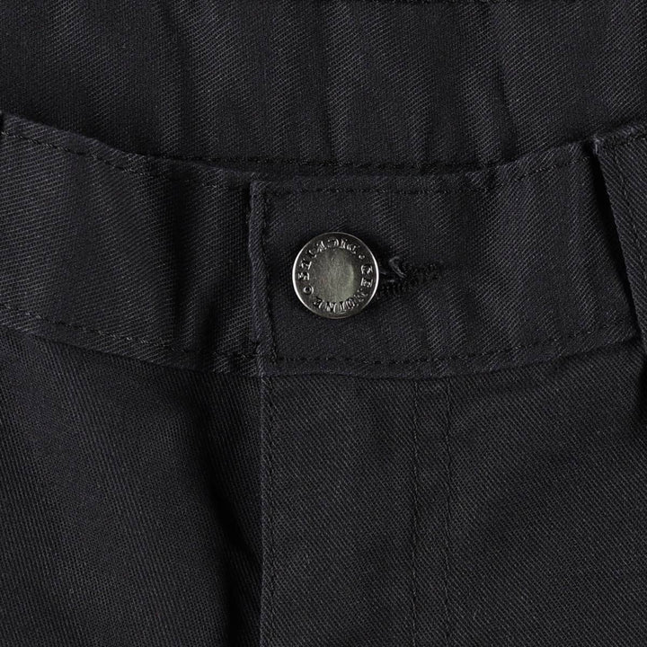 Dickies Work Shorts, Half Pants, Men's, W36 equivalent polyester black type Vintage Second Hand