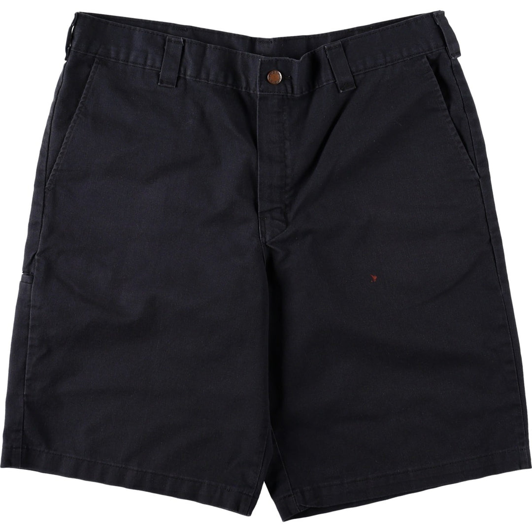 Dickies work shorts, men's size W38 (approx.) polyester black type Vintage Second Hand