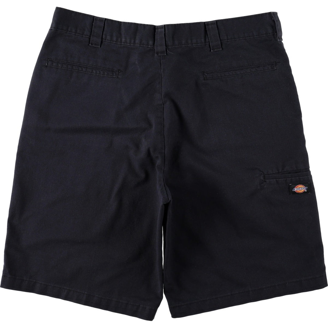Dickies work shorts, men's size W38 (approx.) polyester black type Vintage Second Hand