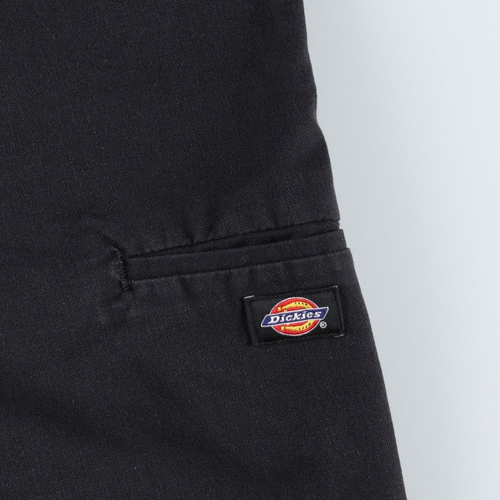 Dickies work shorts, men's size W38 (approx.) polyester black type Vintage Second Hand