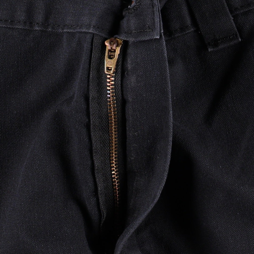 Dickies work shorts, men's size W38 (approx.) polyester black type Vintage Second Hand