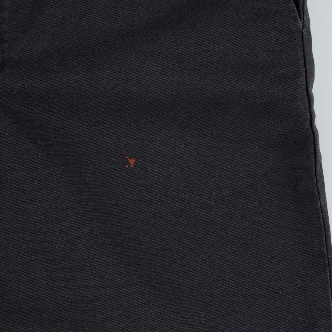 Dickies work shorts, men's size W38 (approx.) polyester black type Vintage Second Hand