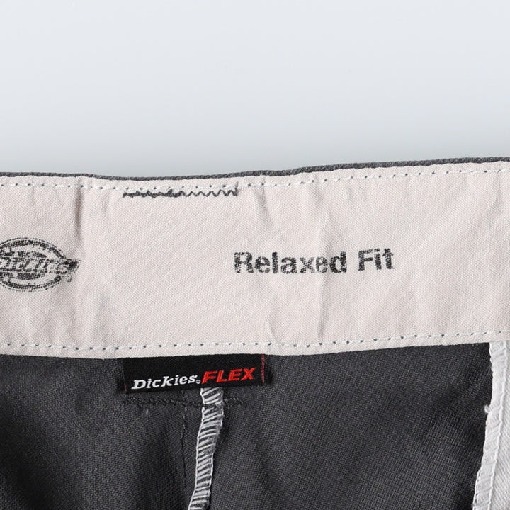 Dickies FLEX Relaxed Fit Cargo Shorts, Men's, W36 equivalent polyester Charcoal Vintage Second Hand