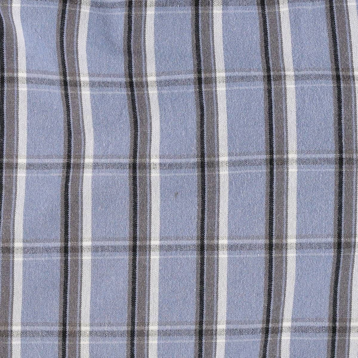 Dickies Regular Fit Check Pattern Work Shorts (Men's W37 equivalent) cotton Blue type light blue Vintage Second Hand