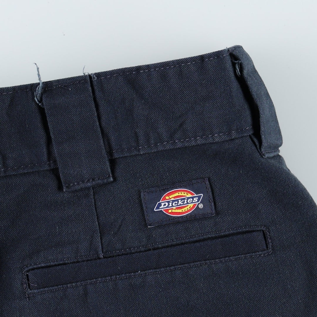 Dickies Regular Fit Cargo Shorts (Men's size W37 equivalent) polyester navy blue type Vintage Second Hand