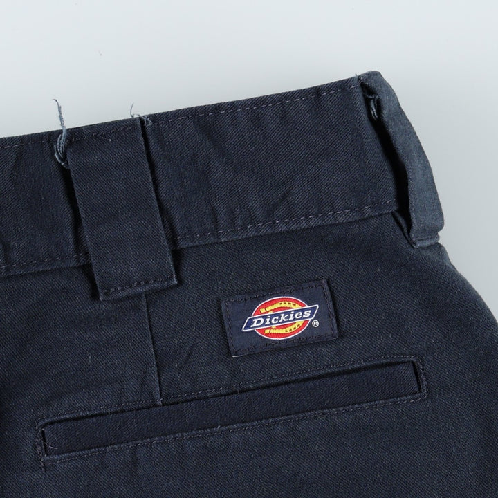 Dickies Regular Fit Cargo Shorts (Men's size W37 equivalent) polyester navy blue type Vintage Second Hand