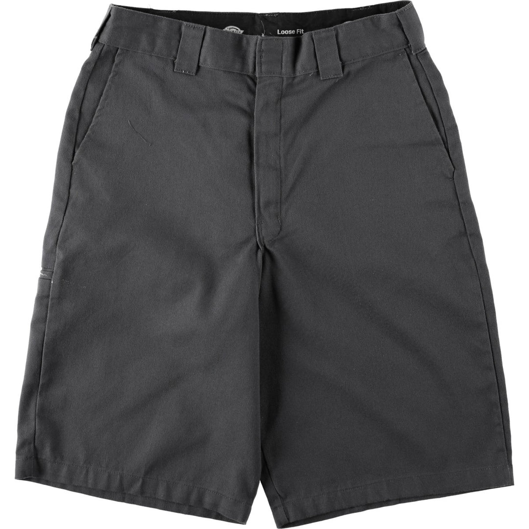 Dickies Loose Fit Work Shorts, Half Pants, Men's, W33 equivalent polyester gray type Vintage Second Hand