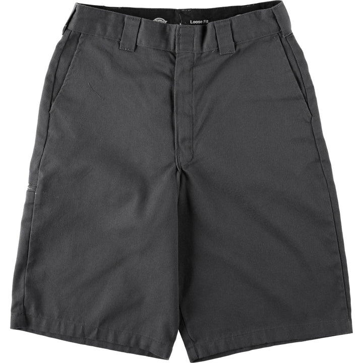 Dickies Loose Fit Work Shorts, Half Pants, Men's, W33 equivalent polyester gray type Vintage Second Hand
