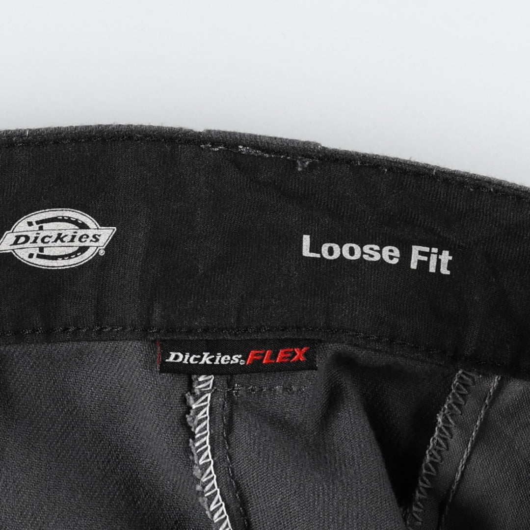 Dickies Loose Fit Work Shorts, Half Pants, Men's, W33 equivalent polyester gray type Vintage Second Hand