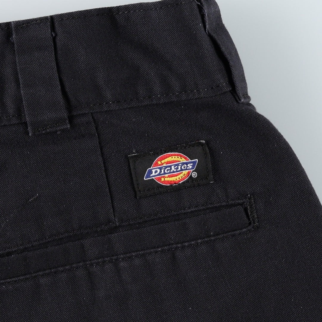 Dickies Relaxed Fit Cargo Shorts (Men's, equivalent to W32) polyester black type Vintage Second Hand