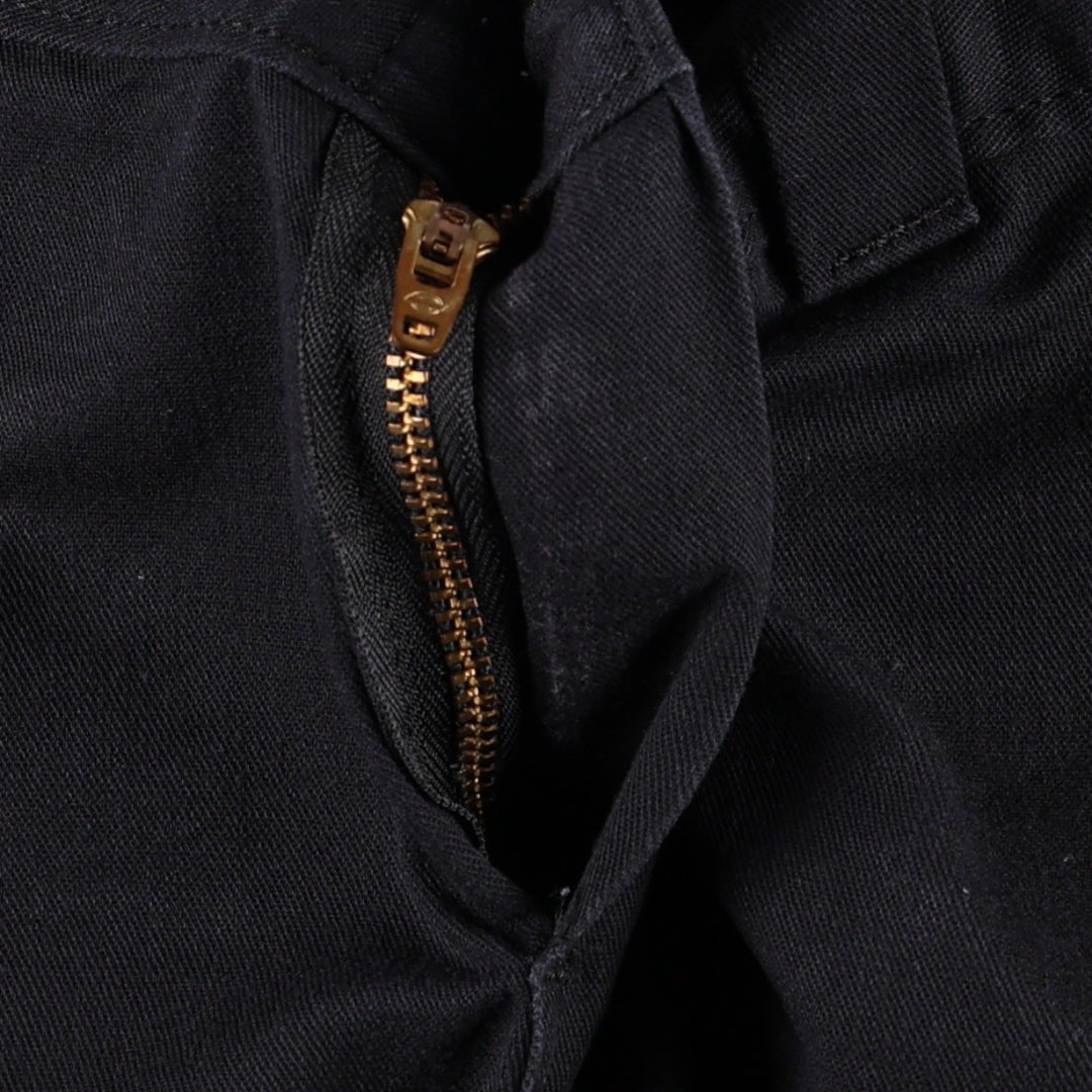 Dickies Relaxed Fit Cargo Shorts (Men's, equivalent to W32) polyester black type Vintage Second Hand